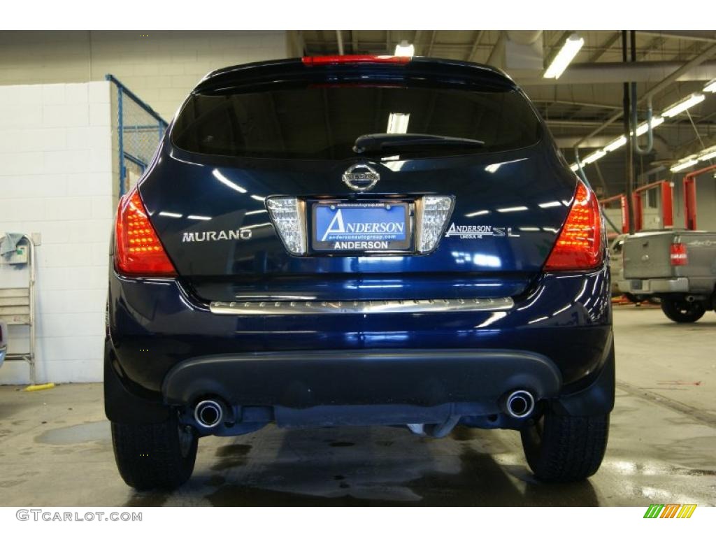 2006 Murano SL - Midnight Blue Pearl / Cafe Latte photo #8