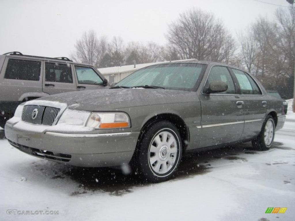 2003 Grand Marquis LS - Spruce Green Metallic / Light Flint photo #1
