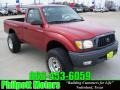 Impulse Red Pearl 2002 Toyota Tacoma Regular Cab 4x4