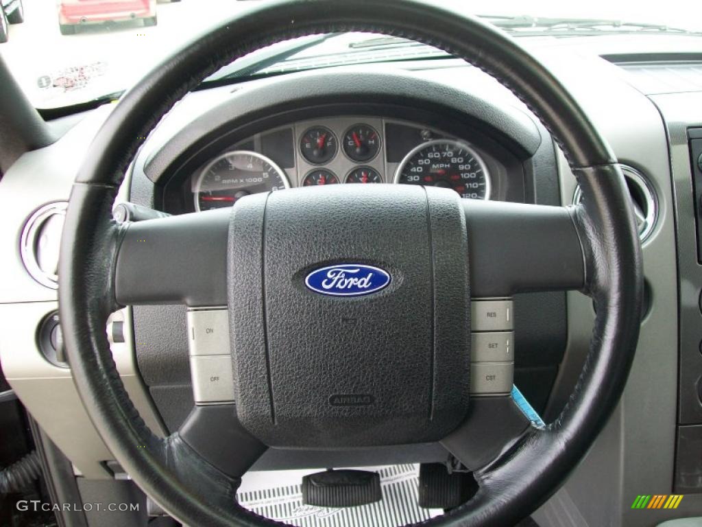 2004 F150 FX4 SuperCrew 4x4 - Black / Black/Medium Flint photo #34
