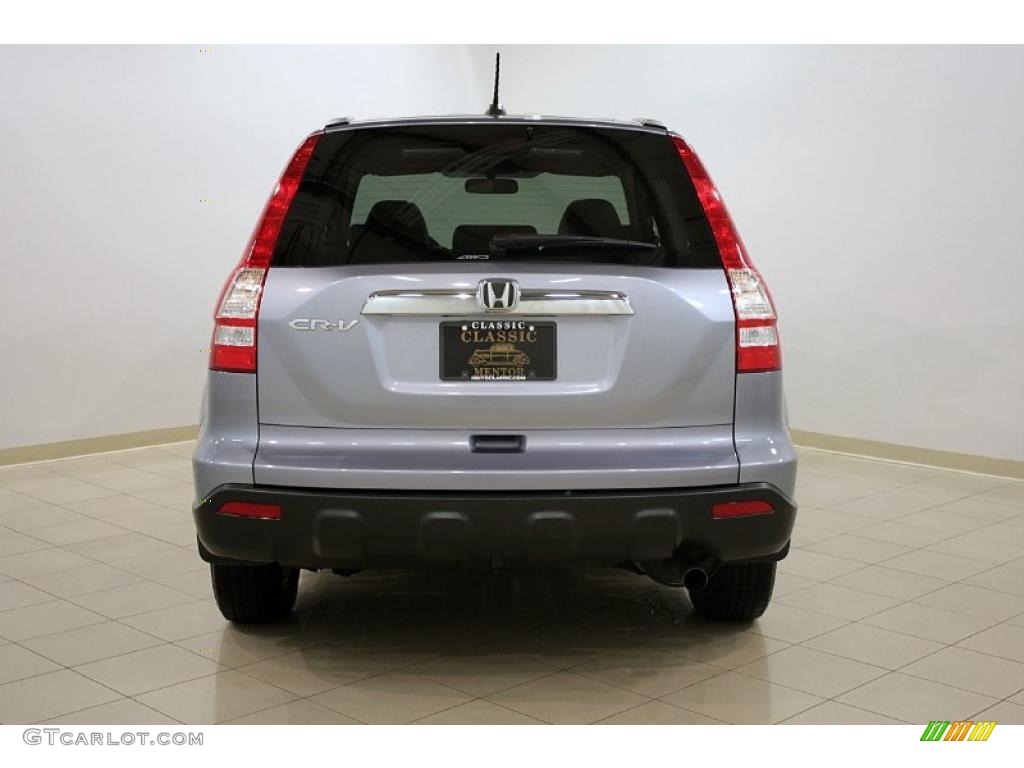 2008 CR-V EX-L 4WD - Glacier Blue Metallic / Gray photo #6