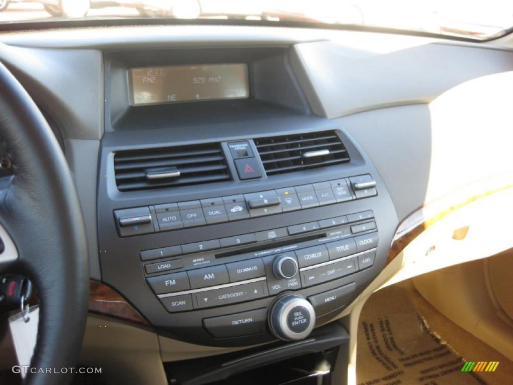 2009 Accord EX-L V6 Sedan - Bold Beige Metallic / Gray photo #8