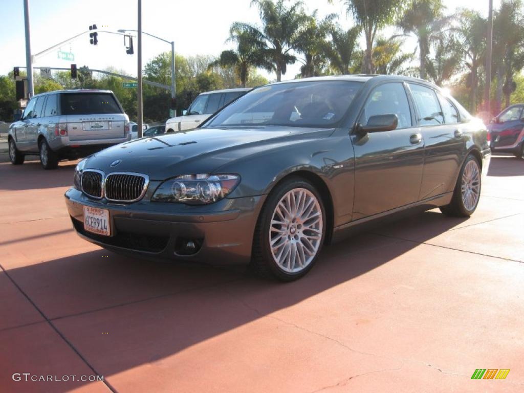 2008 7 Series 750i Sedan - Titanium Grey Metallic / Black photo #1