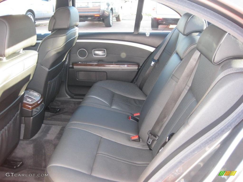 2008 7 Series 750i Sedan - Titanium Grey Metallic / Black photo #10