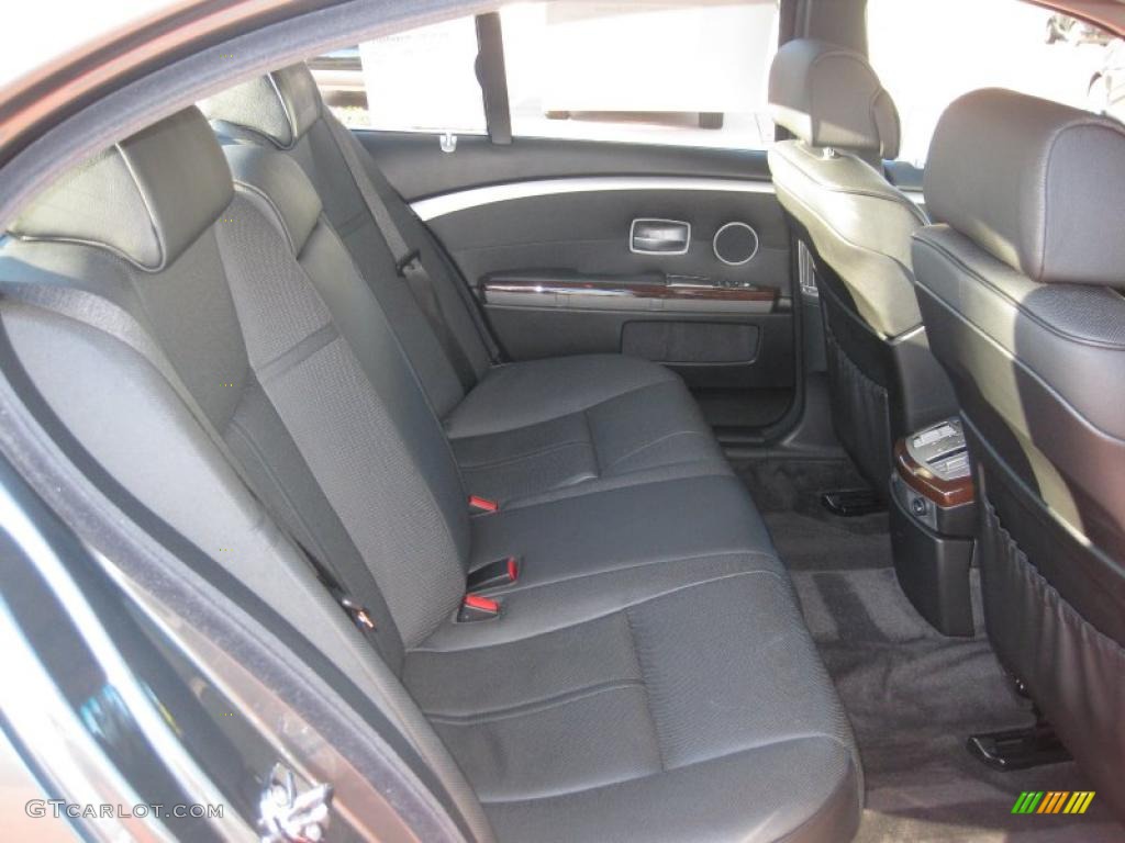 2008 7 Series 750i Sedan - Titanium Grey Metallic / Black photo #11