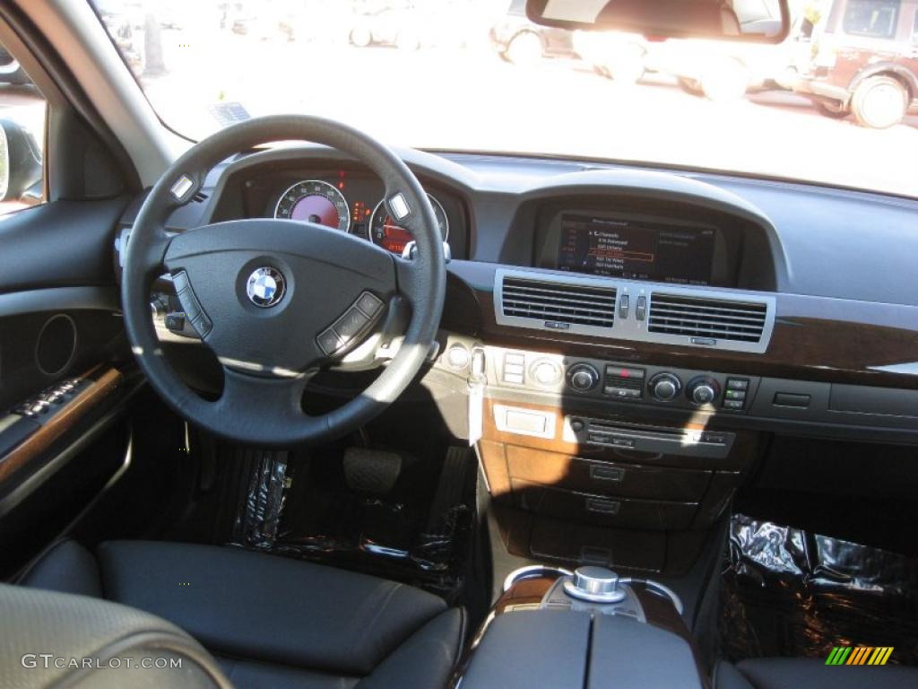2008 7 Series 750i Sedan - Titanium Grey Metallic / Black photo #12
