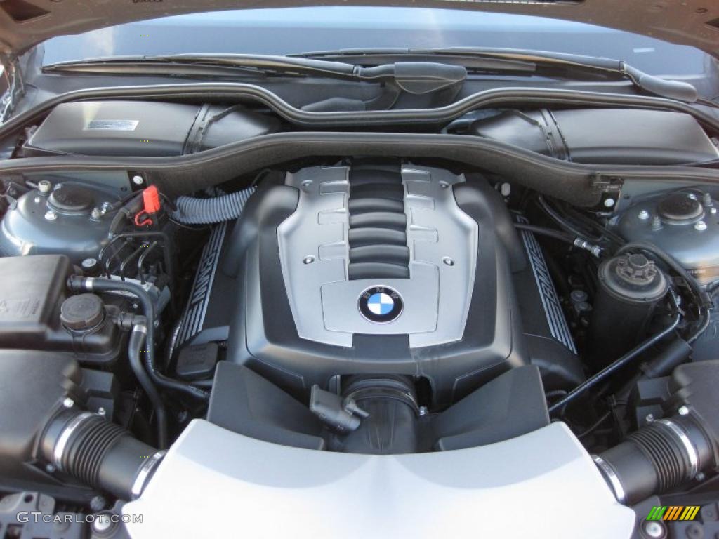 2008 7 Series 750i Sedan - Titanium Grey Metallic / Black photo #17
