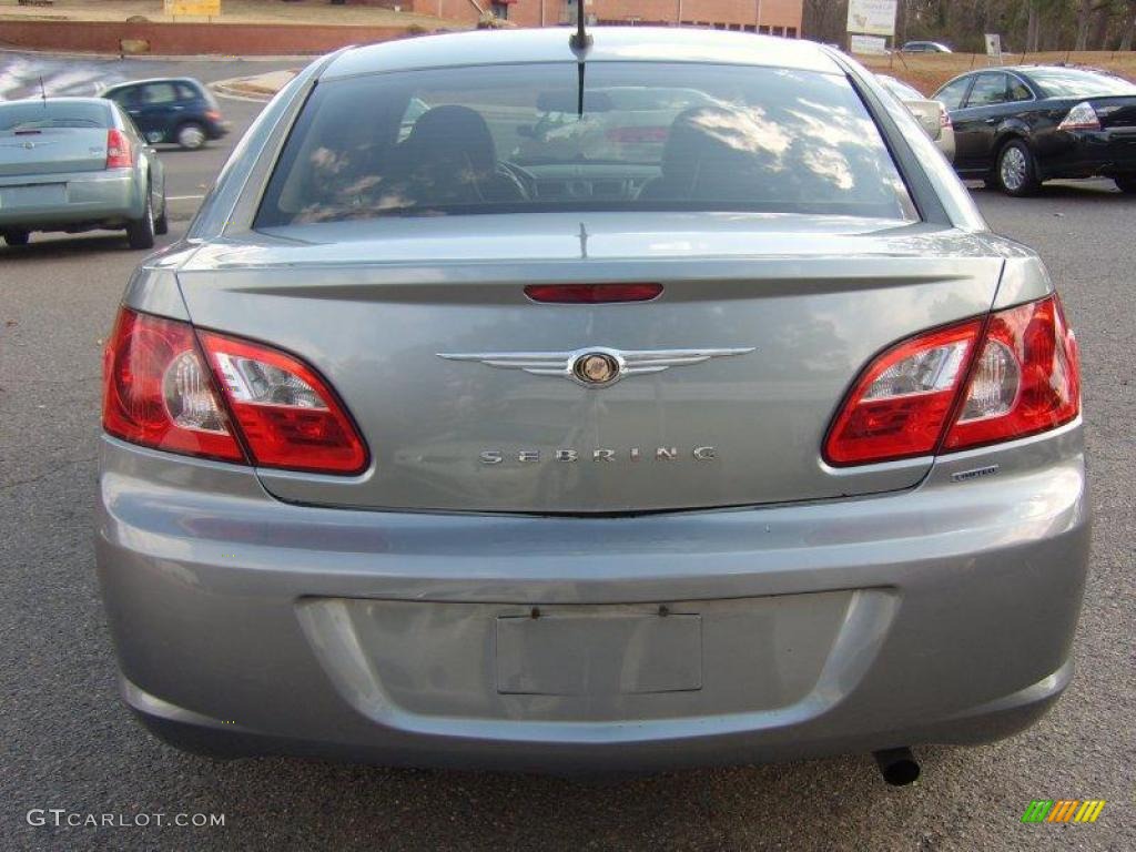 2007 Sebring Limited Sedan - Silver Steel Metallic / Dark Slate Gray/Light Slate Gray photo #5