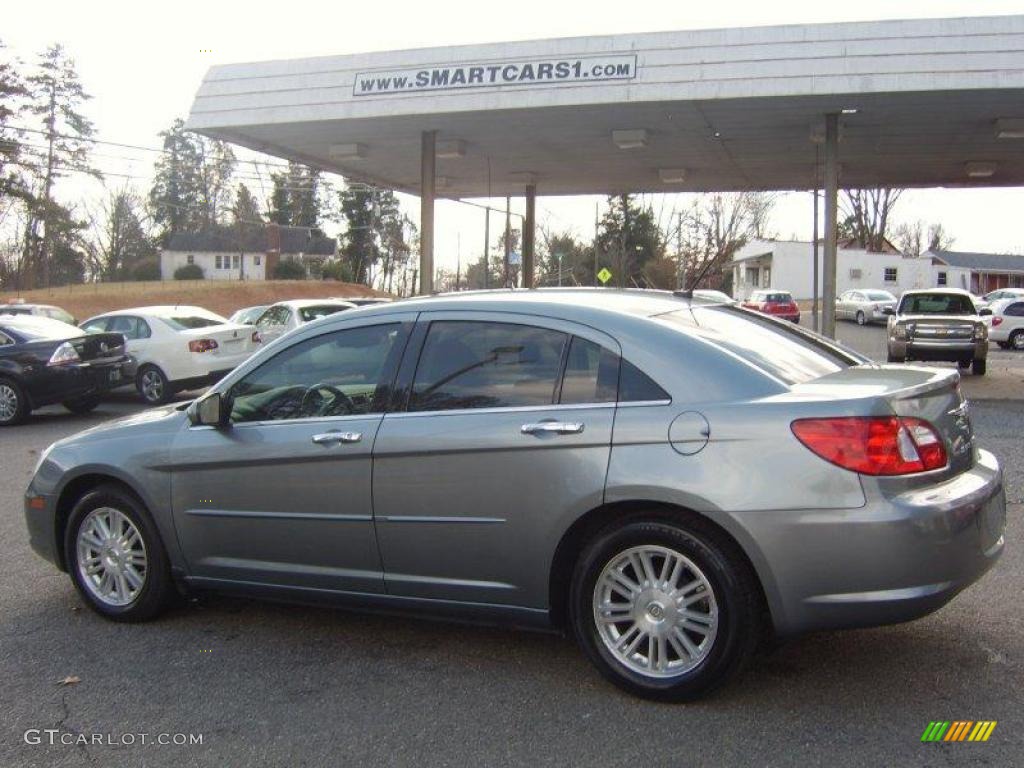 2007 Sebring Limited Sedan - Silver Steel Metallic / Dark Slate Gray/Light Slate Gray photo #6