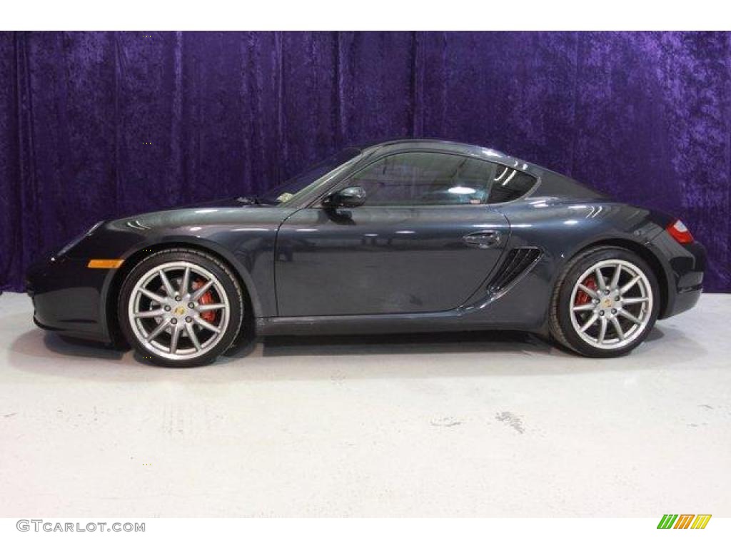 2007 Cayman S - Midnight Blue Metallic / Black photo #4