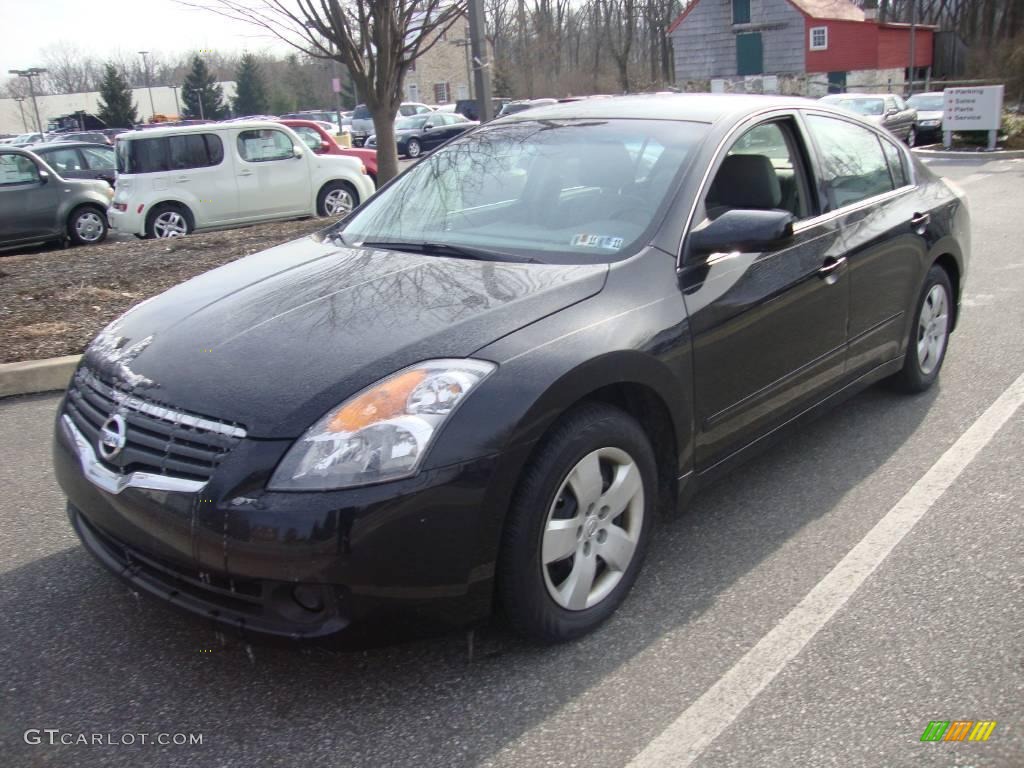 2007 Altima 2.5 S - Super Black / Frost photo #2