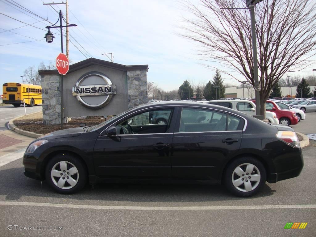 2007 Altima 2.5 S - Super Black / Frost photo #9