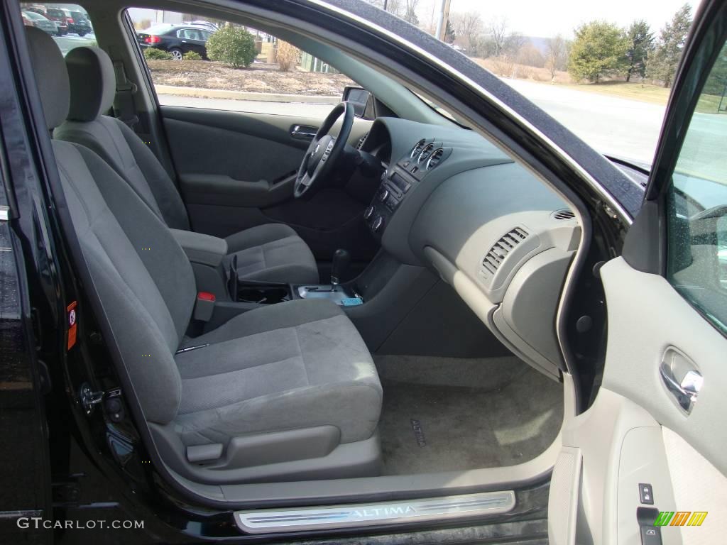2007 Altima 2.5 S - Super Black / Frost photo #12
