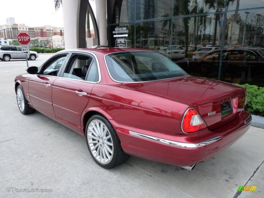 2004 XJ XJR - Radiance Red Metallic / Charcoal photo #4