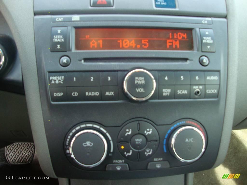 2007 Altima 2.5 S - Super Black / Frost photo #20