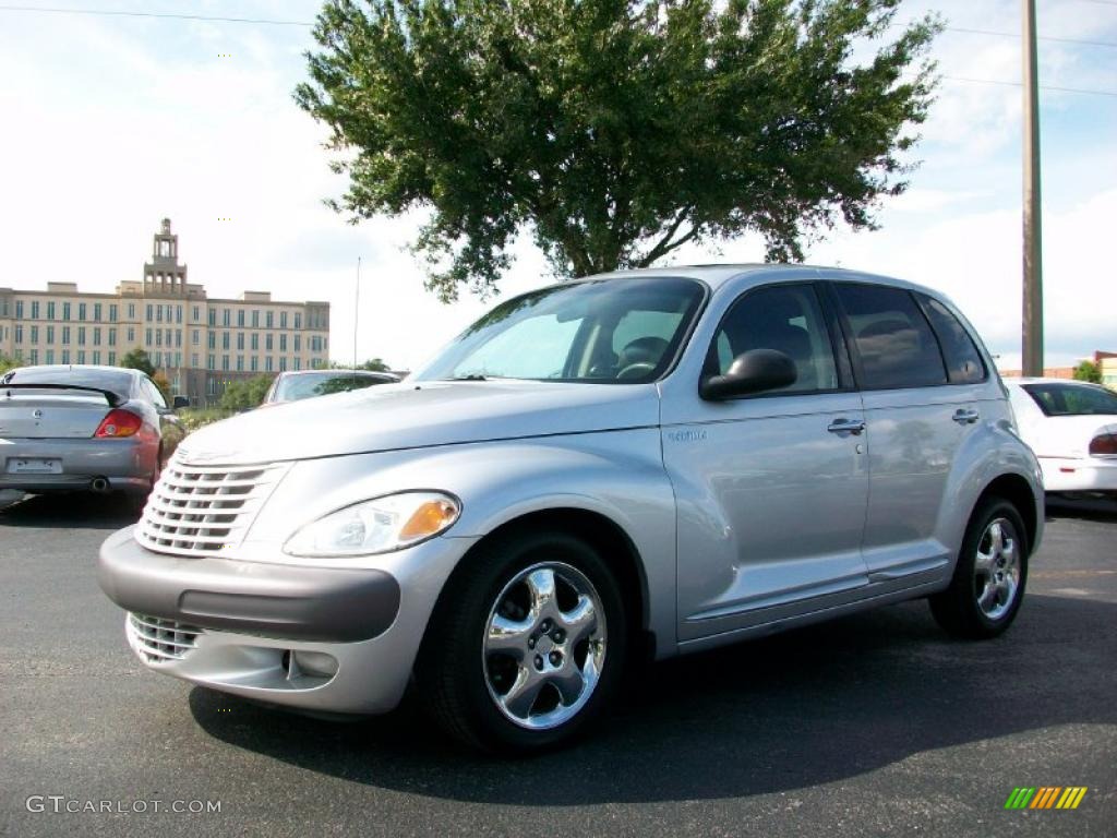 2001 PT Cruiser Limited - Bright Silver Metallic / Taupe/Pearl Beige photo #1