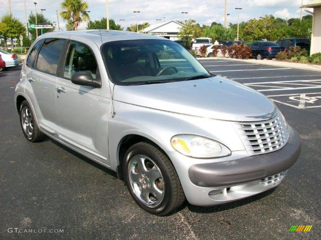 2001 PT Cruiser Limited - Bright Silver Metallic / Taupe/Pearl Beige photo #3