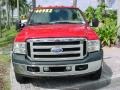 2007 Red Ford F550 Super Duty Lariat Crew Cab Dually  photo #13