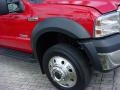 2007 Red Ford F550 Super Duty Lariat Crew Cab Dually  photo #21