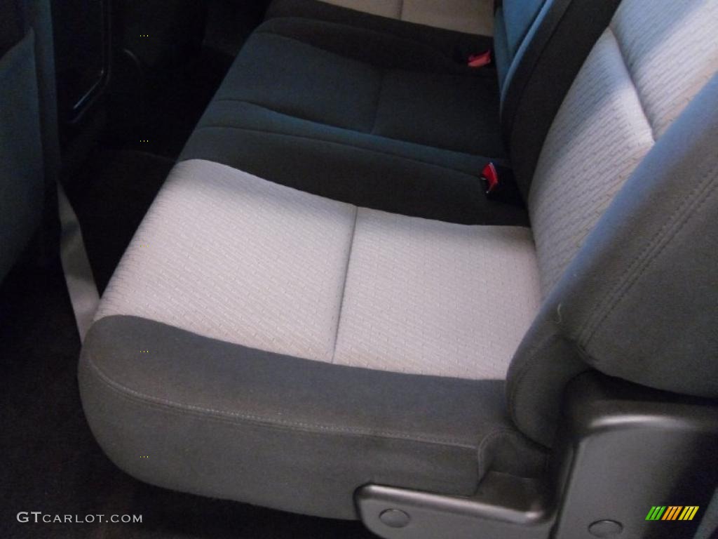 2008 Silverado 1500 LS Crew Cab - Blue Granite Metallic / Light Titanium/Dark Titanium photo #17