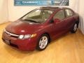 2007 Tango Red Pearl Honda Civic EX Sedan  photo #1