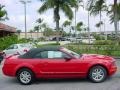 2006 Torch Red Ford Mustang V6 Deluxe Convertible  photo #2