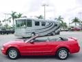 2006 Torch Red Ford Mustang V6 Deluxe Convertible  photo #7