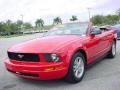 2006 Torch Red Ford Mustang V6 Deluxe Convertible  photo #8
