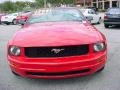 2006 Torch Red Ford Mustang V6 Deluxe Convertible  photo #9