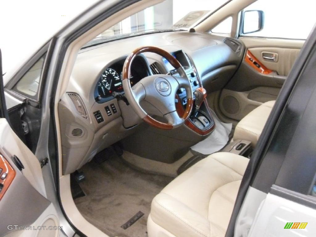 2003 RX 300 AWD - Millenium Silver Metallic / Ivory photo #16