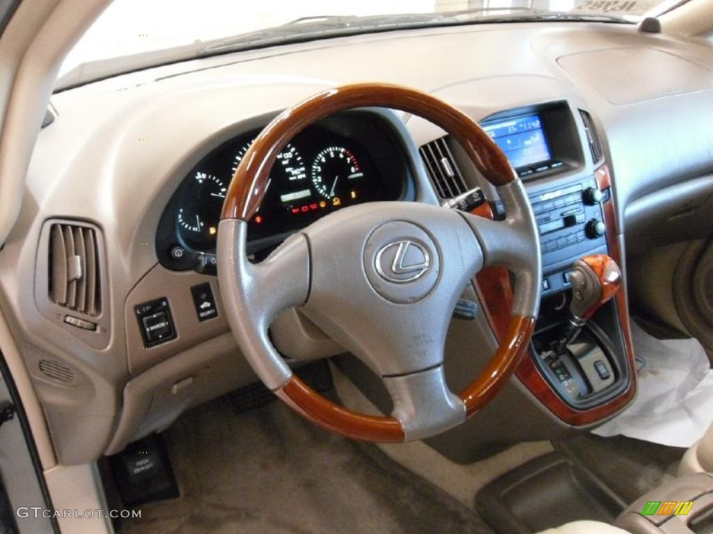2003 RX 300 AWD - Millenium Silver Metallic / Ivory photo #29