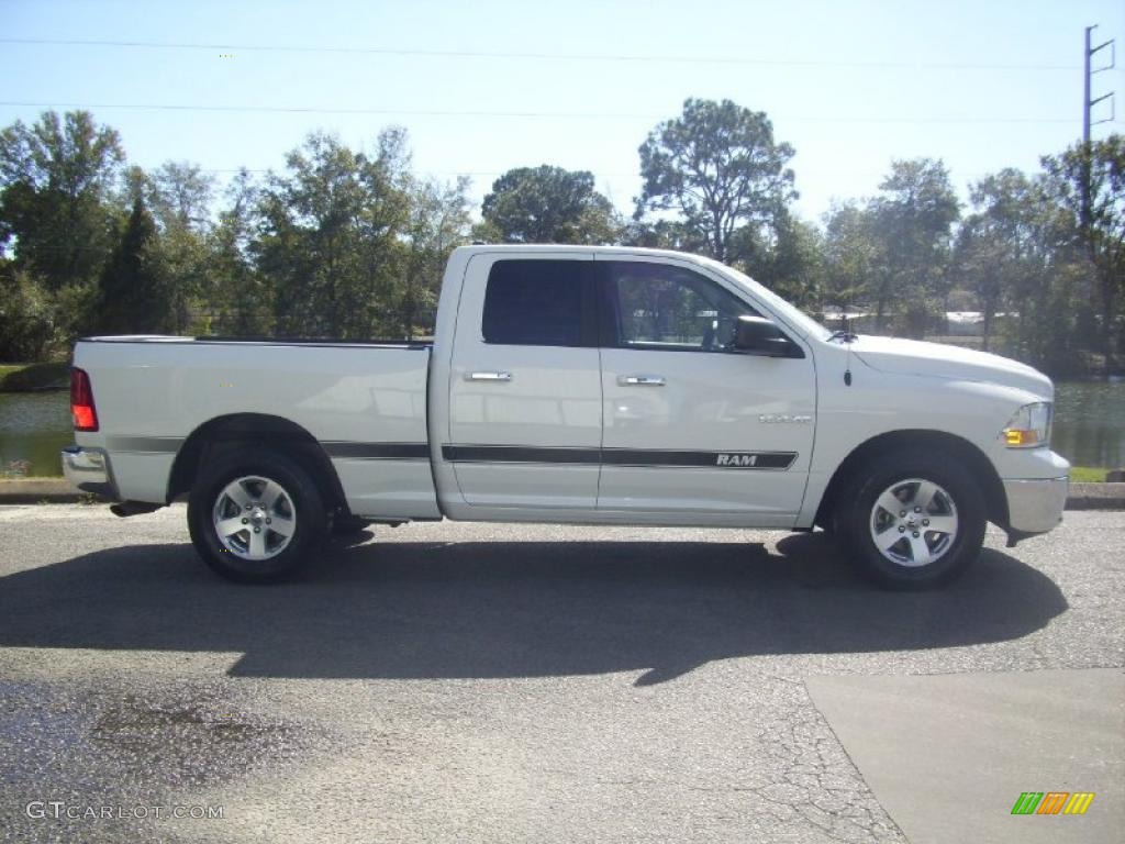 2009 Ram 1500 SLT Quad Cab - Stone White / Dark Slate/Medium Graystone photo #1