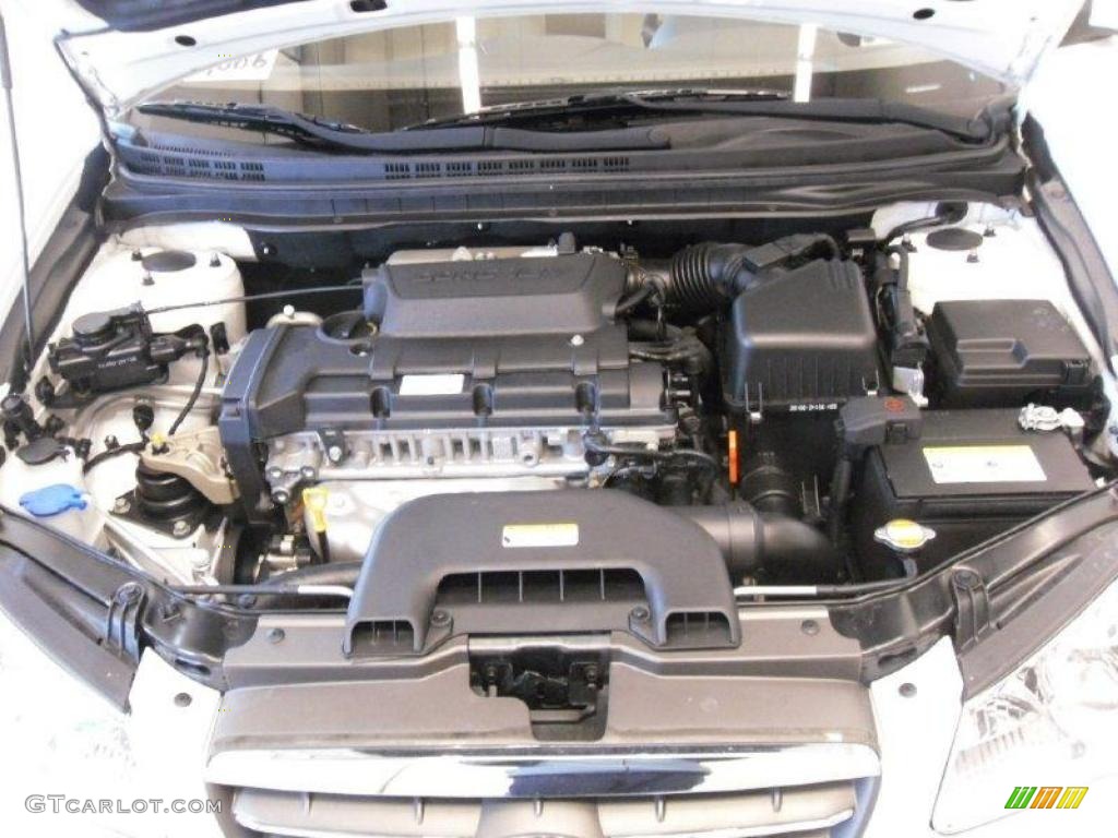 2009 Elantra SE Sedan - Captiva White / Beige photo #25