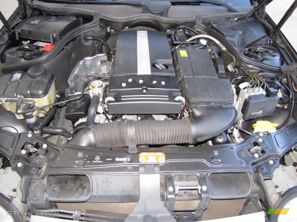 2003 C 230 Kompressor Coupe - Black / Charcoal photo #18