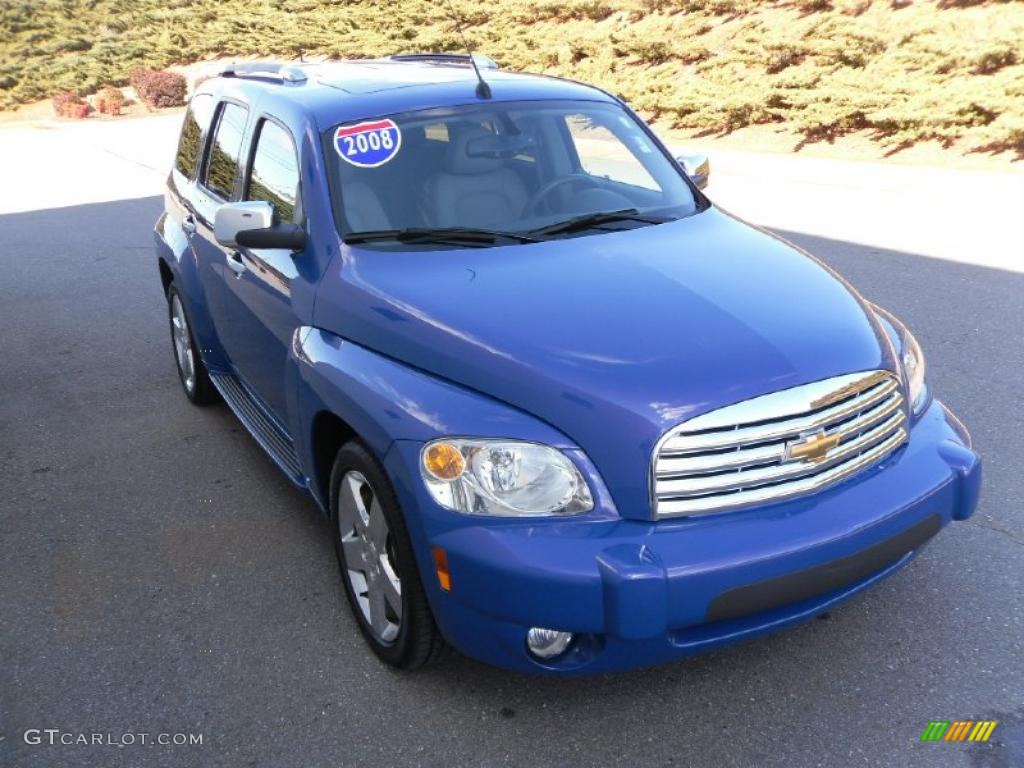 2008 HHR LT - Blue Flash Metallic / Gray photo #5
