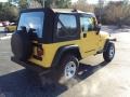 2006 Solar Yellow Jeep Wrangler X 4x4  photo #8