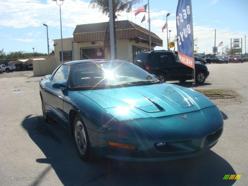 Dark Aqua Metallic Pontiac Firebird