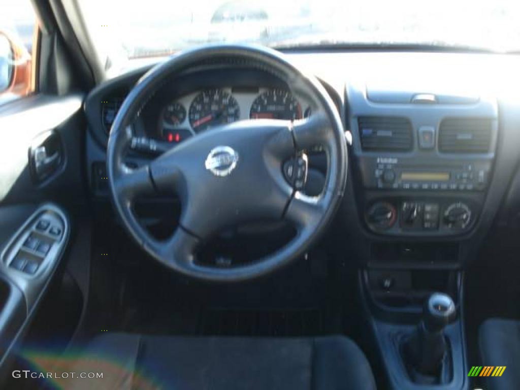 2005 Sentra SE-R Spec V - Volcanic Orange / Charcoal photo #7