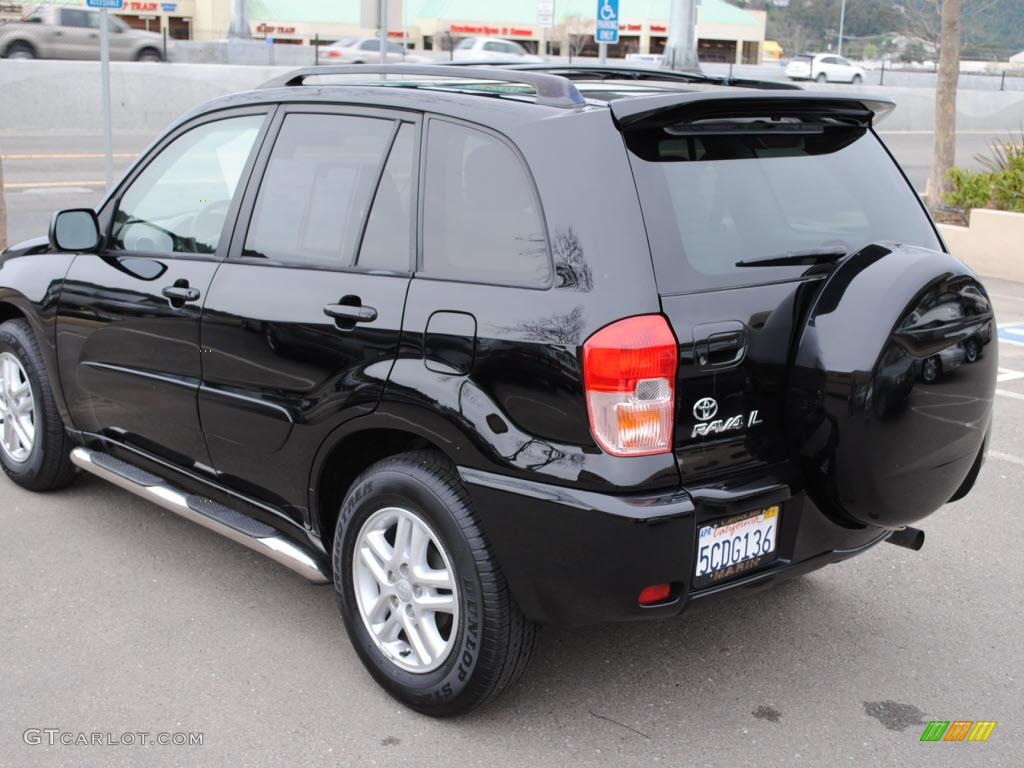 2003 RAV4  - Black / Taupe photo #5