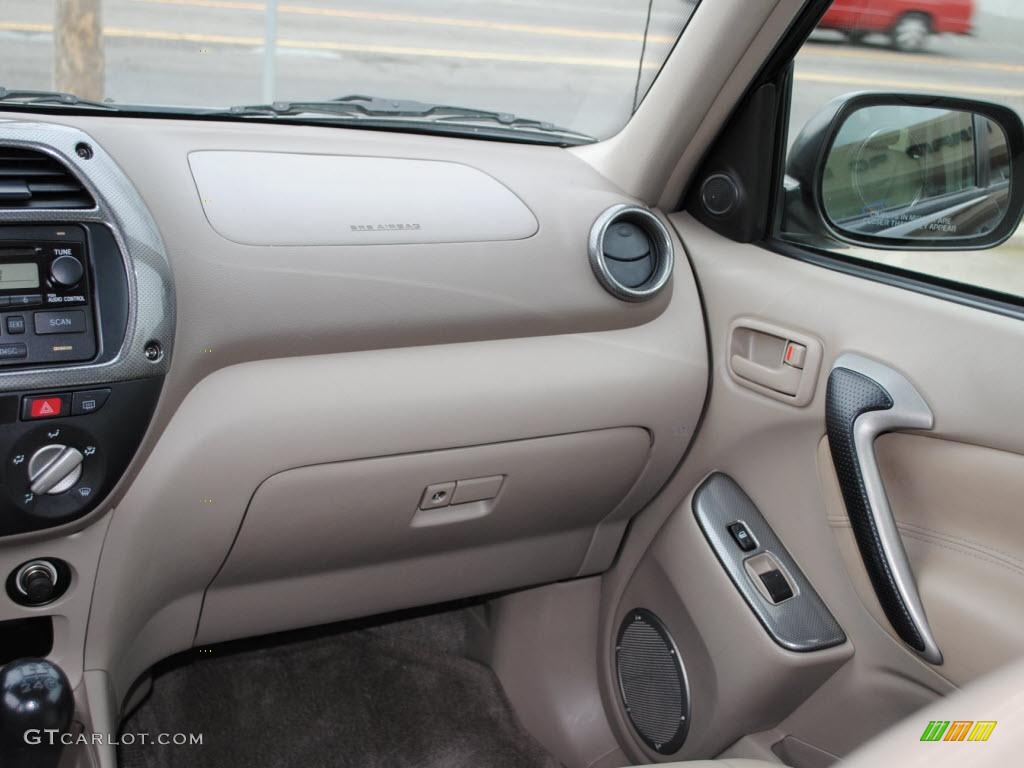 2003 RAV4  - Black / Taupe photo #14