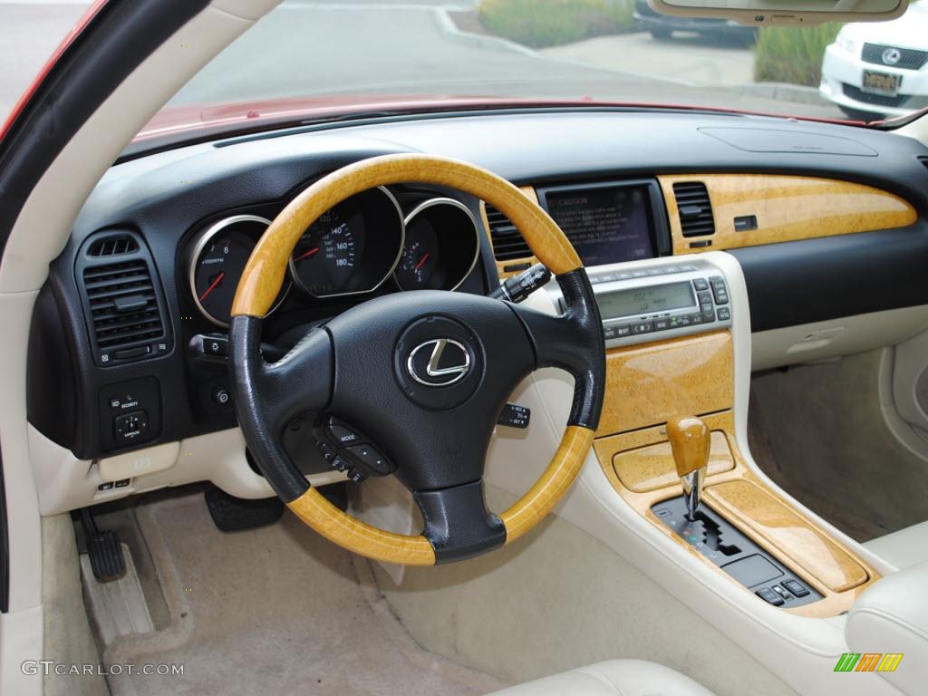 Ecru Beige Interior 2005 Lexus SC 430 Photo #25782264