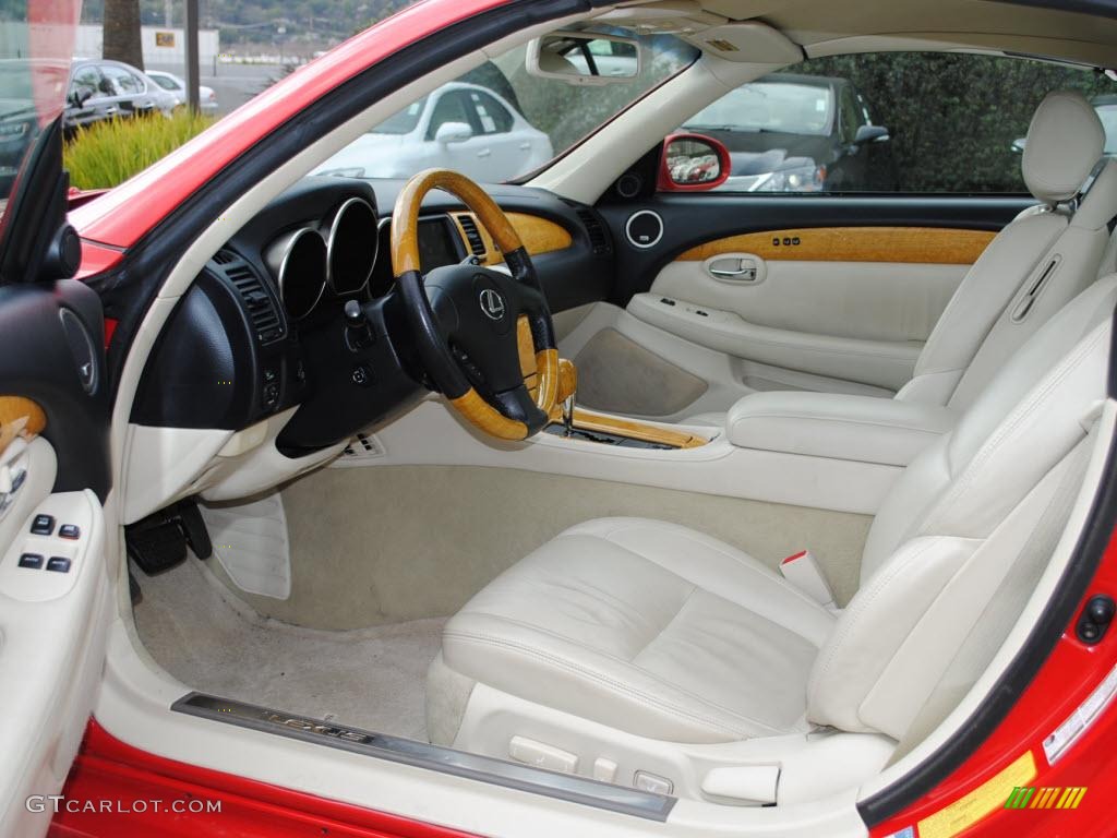 Ecru Beige Interior 2005 Lexus SC 430 Photo #25782321