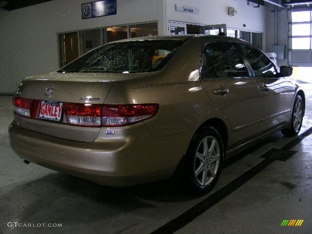 2003 Accord EX V6 Sedan - Desert Mist Metallic / Gray photo #5