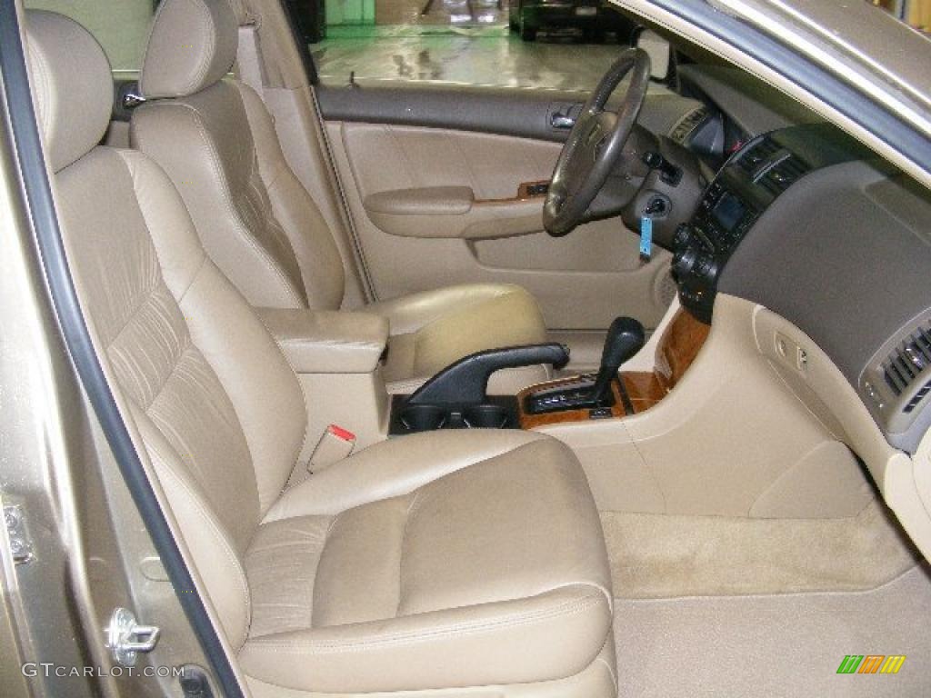 2003 Accord EX V6 Sedan - Desert Mist Metallic / Gray photo #13