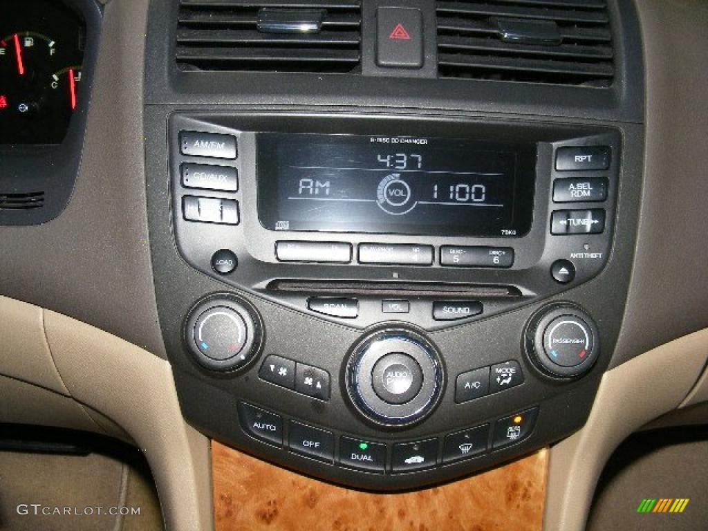 2003 Accord EX V6 Sedan - Desert Mist Metallic / Gray photo #18