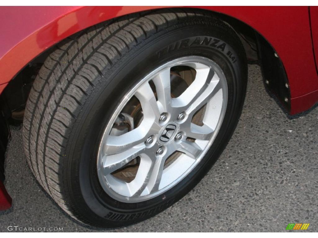 2007 Accord EX Sedan - Moroccan Red Pearl / Gray photo #9