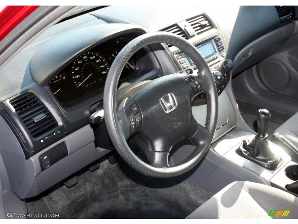 2007 Accord EX Sedan - Moroccan Red Pearl / Gray photo #10