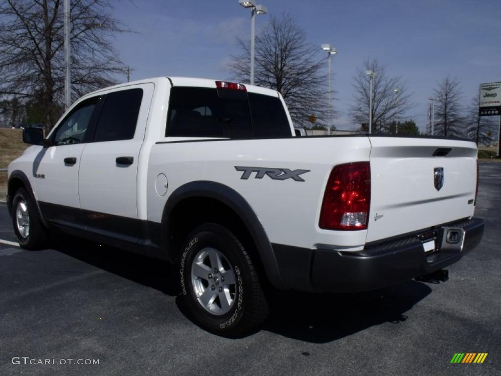 2009 Ram 1500 TRX Crew Cab - Stone White / Dark Slate/Medium Graystone photo #2