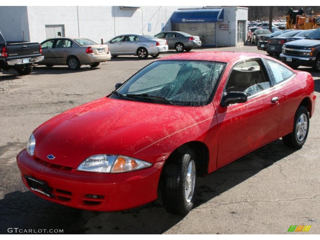 2001 Cavalier Coupe - Bright Red / Medium Gray photo #1