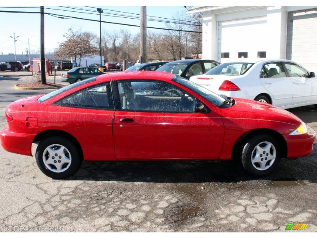2001 Cavalier Coupe - Bright Red / Medium Gray photo #4